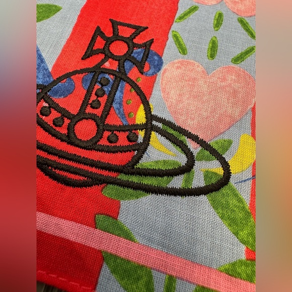 Vivienne Westwood scarf handkerchief bandana multi-purpose Japan Exclusive - Picture 5 of 9